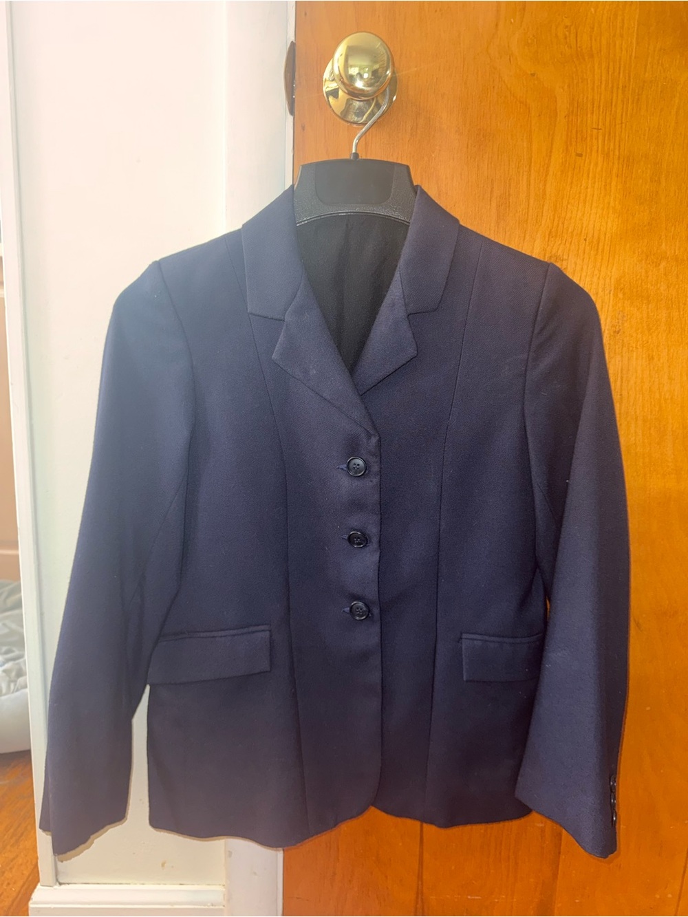 Kids Navy Hunter Jumper Equestrian Show Coat